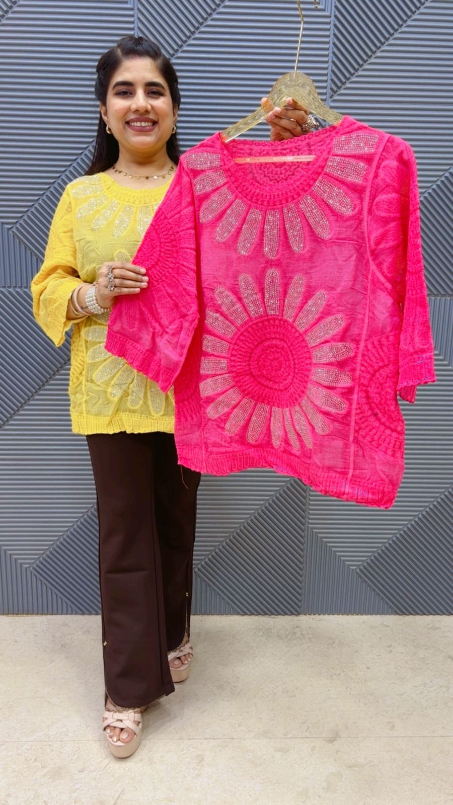 BEAUTIFUL SUNFLOWER TOP GGR4983 Girls Glitters