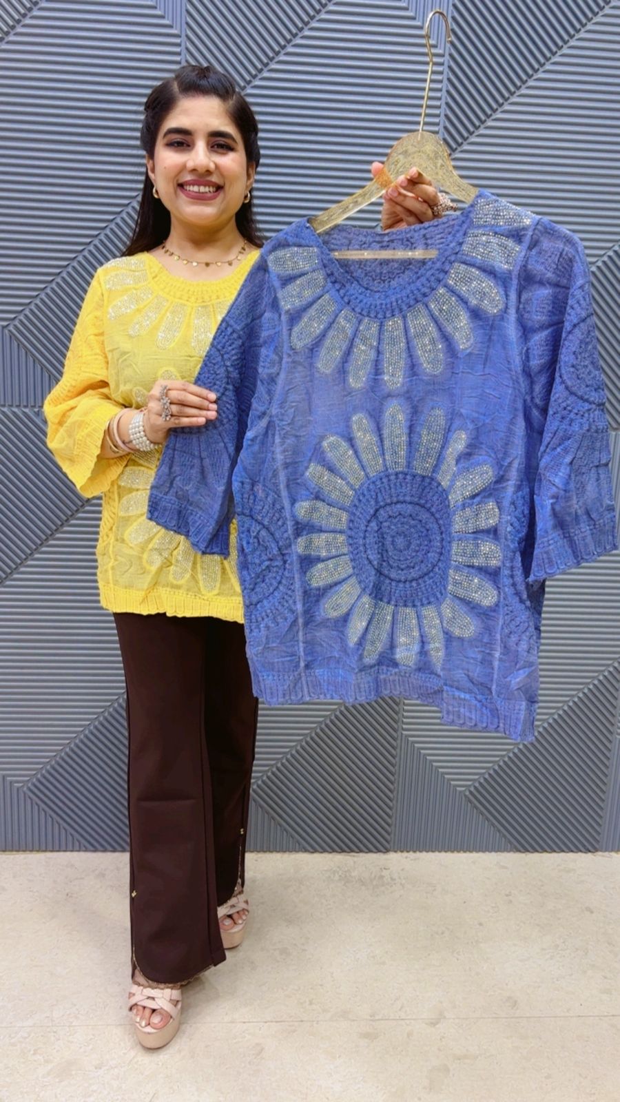 BEAUTIFUL SUNFLOWER TOP GGR4983 Girls Glitters