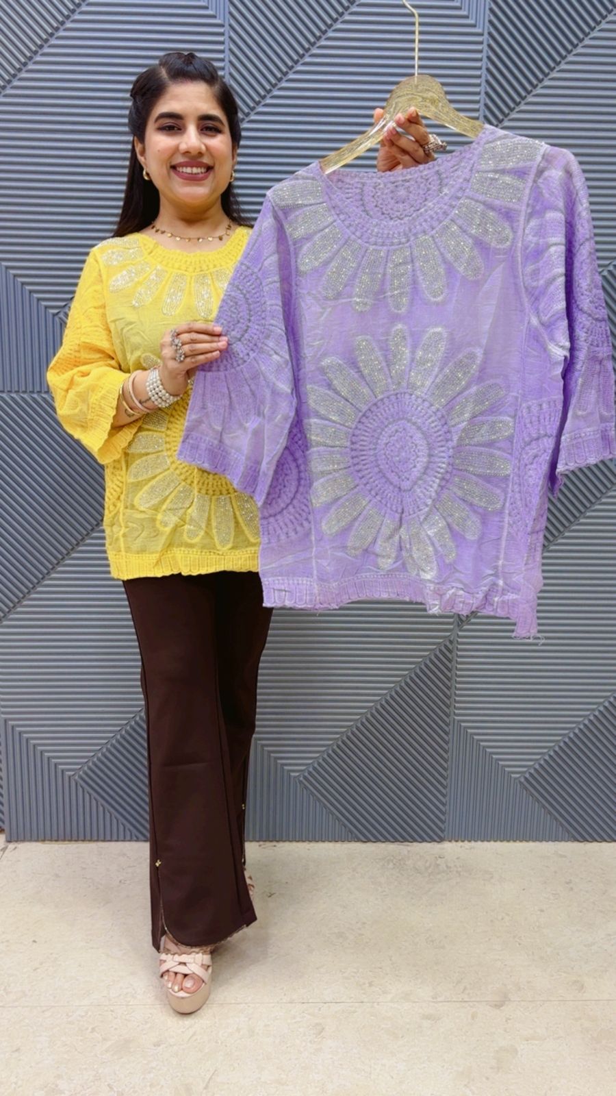 BEAUTIFUL SUNFLOWER TOP GGR4983 Girls Glitters