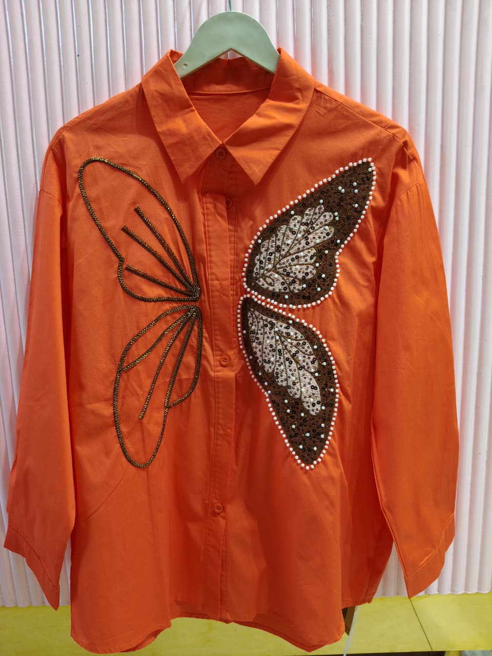 BEAUTIFUL BUTTERFLY SHIRT GGR4985 Girls Glitters