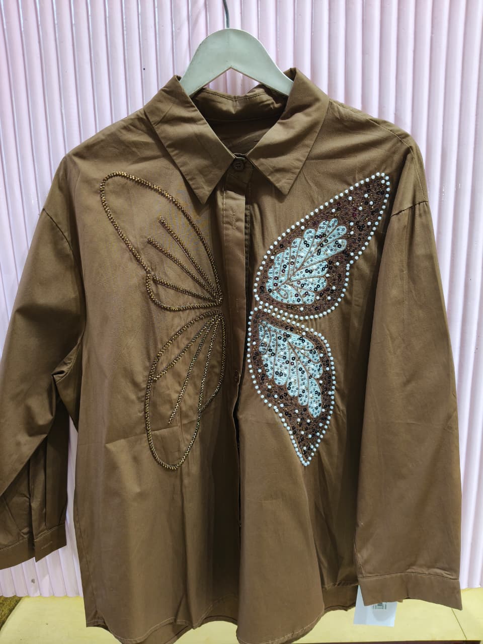 BEAUTIFUL BUTTERFLY SHIRT GGR4985 Girls Glitters