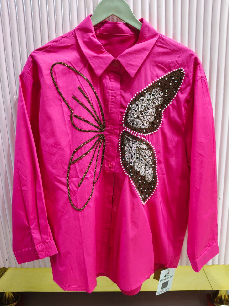 BEAUTIFUL BUTTERFLY SHIRT GGR4985 Girls Glitters