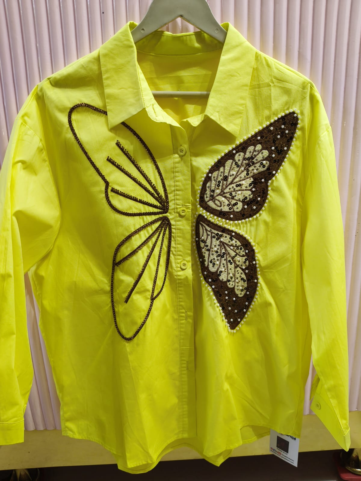 BEAUTIFUL BUTTERFLY SHIRT GGR4985 Girls Glitters