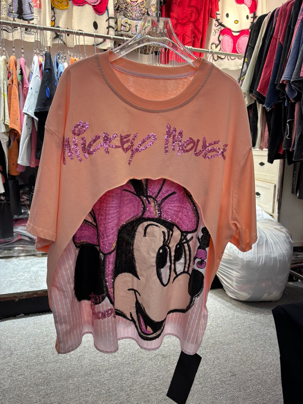 BEAUTIFUL MICKY T-SHIRT GGR4989 Girls Glitters