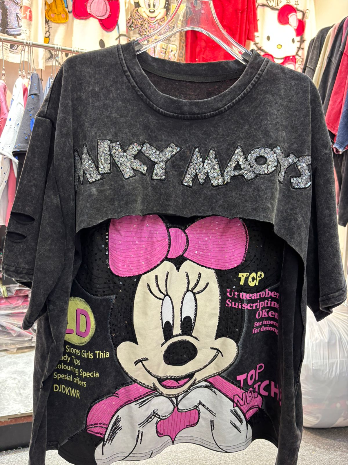 BEAUTIFUL MICKY T-SHIRT GGR4989 Girls Glitters