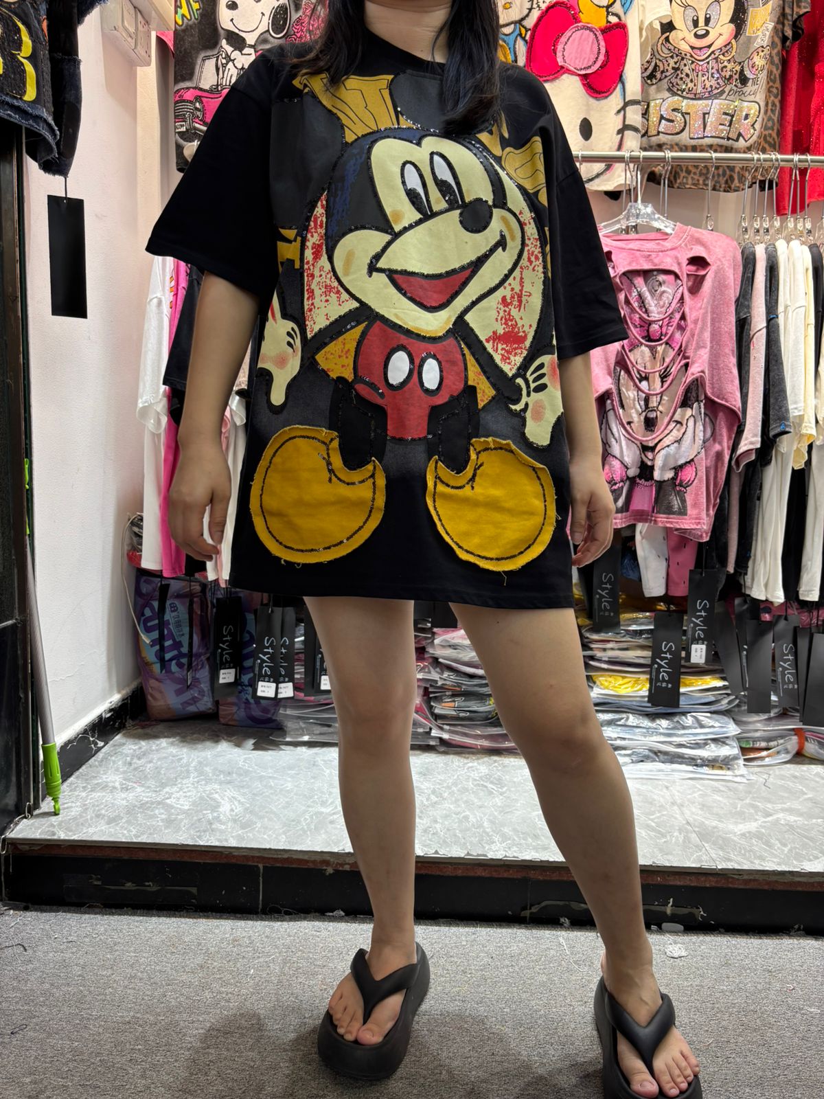 BEAUTIFUL MICKY T-SHIRT GGR4990 Girls Glitters