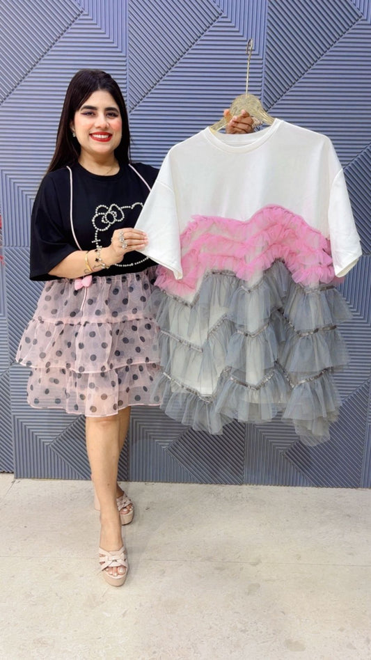 BEAUTIFUL PLAN  DRESS GGR4997 Girls Glitters