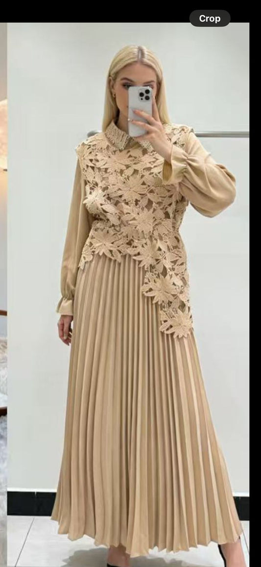 BEAUTIFUL DRESS WHIT BELT GGR5004 Girls Glitters
