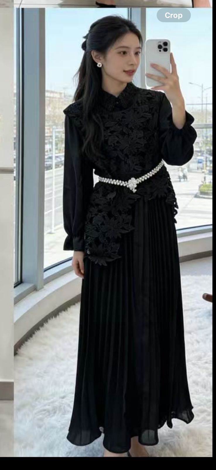 BEAUTIFUL DRESS WHIT BELT GGR5004 Girls Glitters