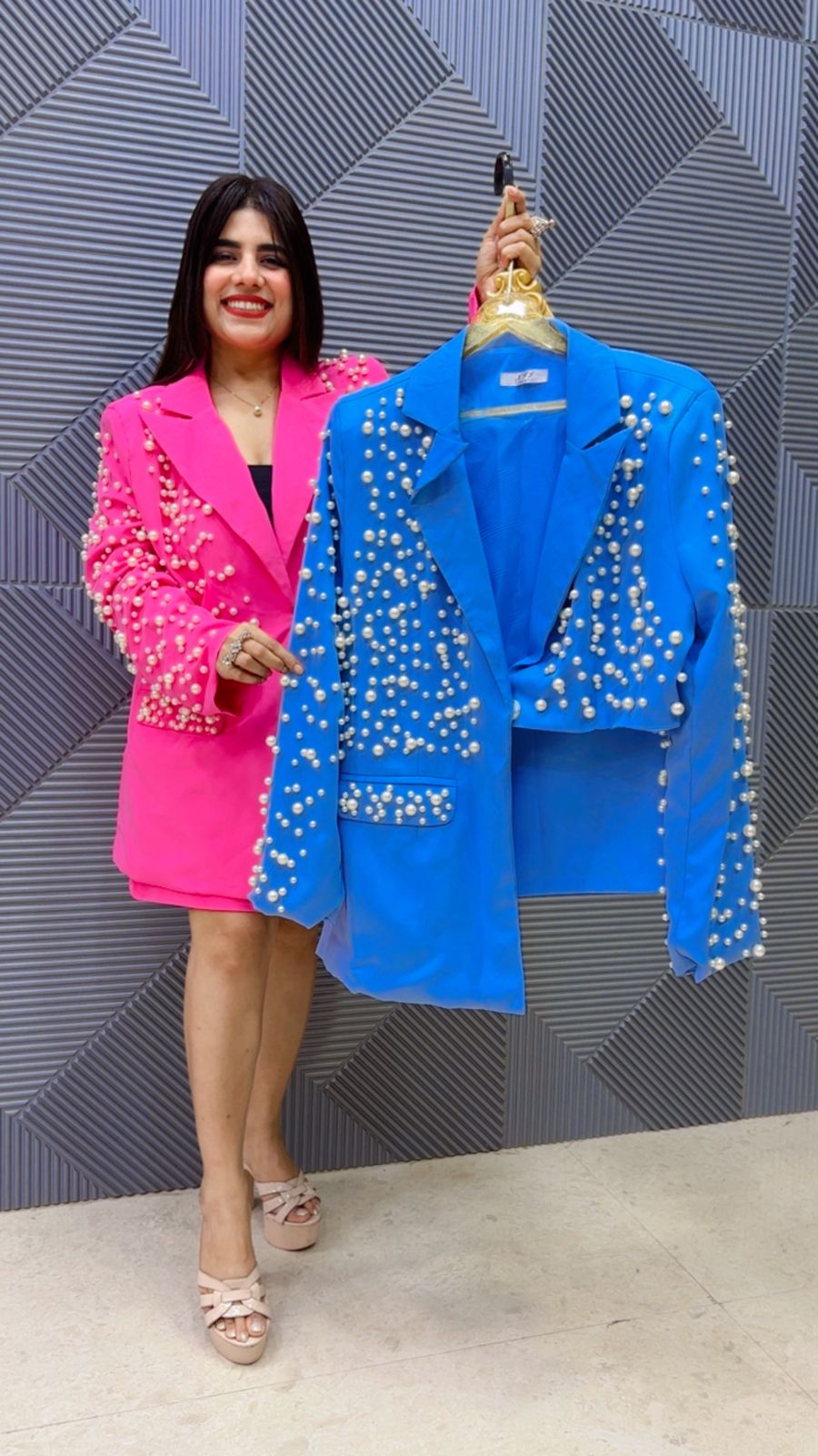 BEAUTIFUL BLAZER SKIRT SET GGR5024 Girls Glitters