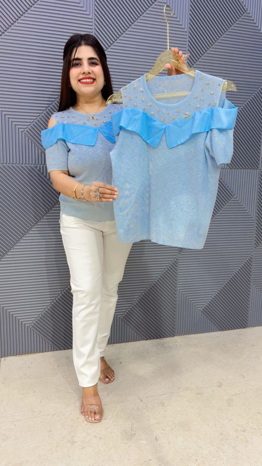 BEAUTIFUL TOP GGR5035 Girls Glitters