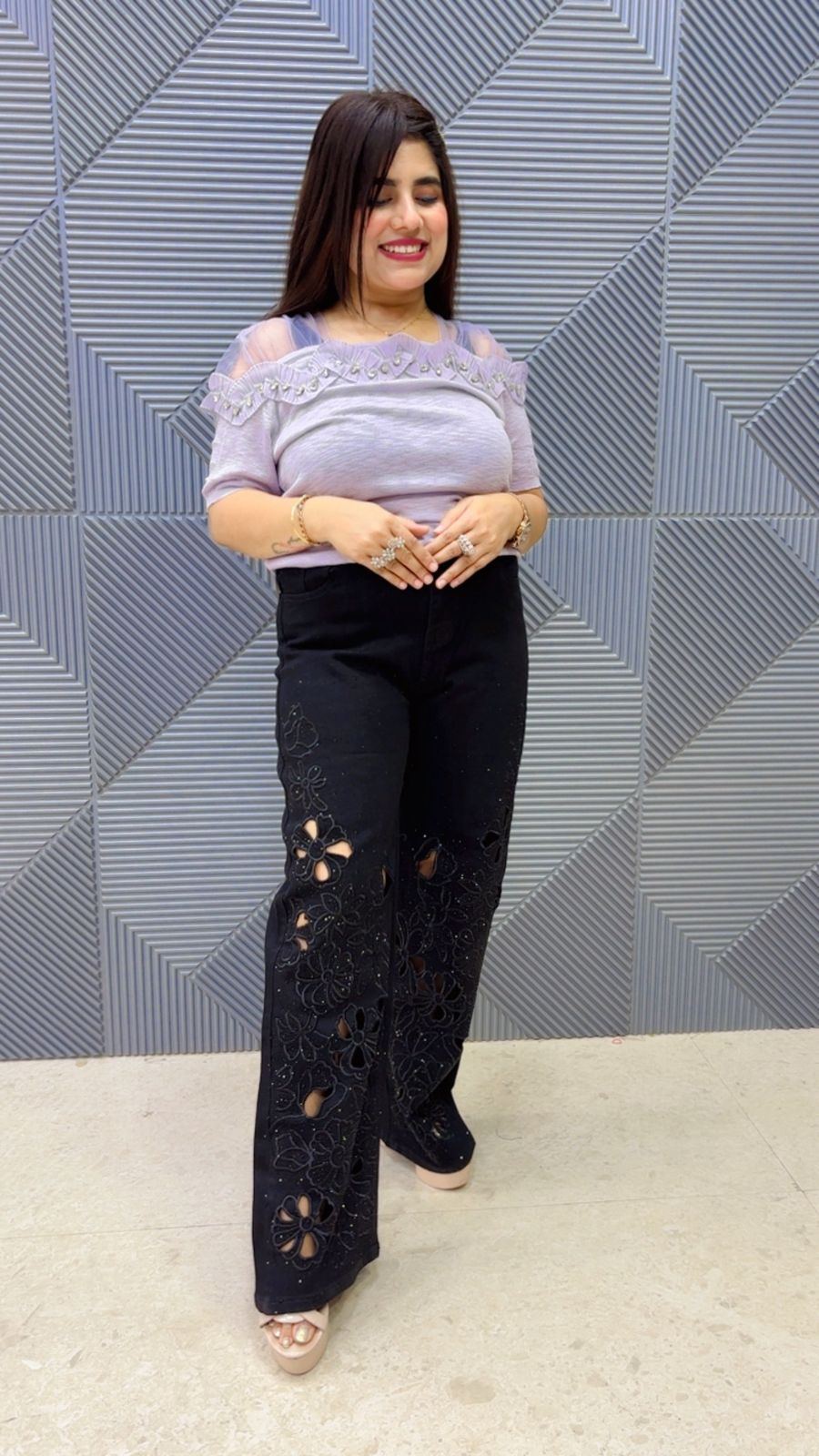 BEAUTIFUL JEANS GGR5038 Girls Glitters