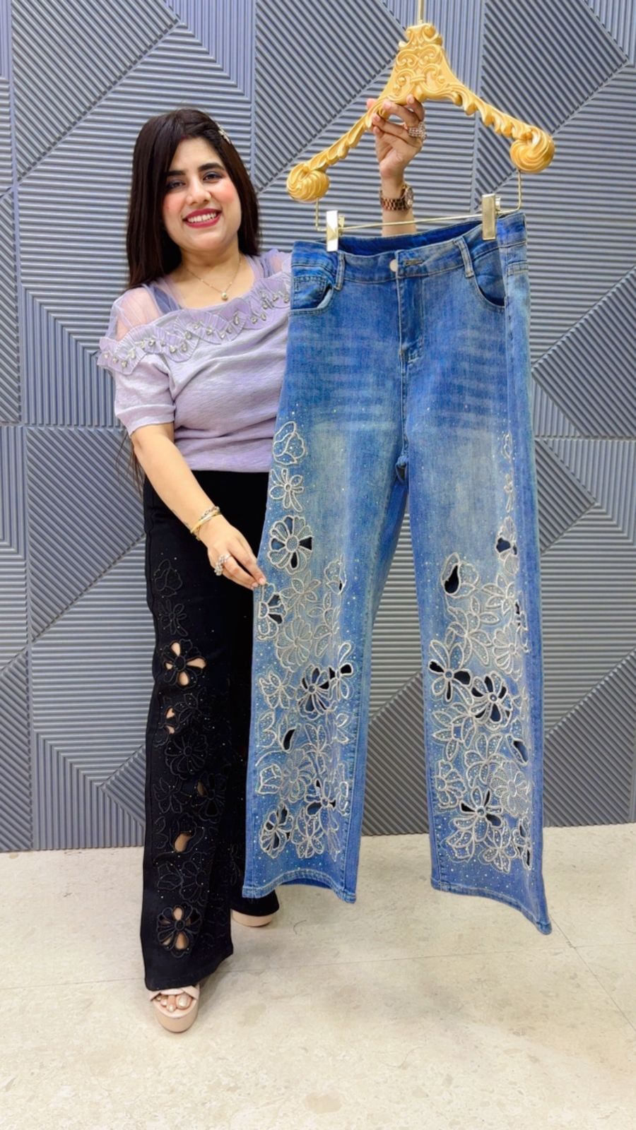 BEAUTIFUL JEANS GGR5038 Girls Glitters