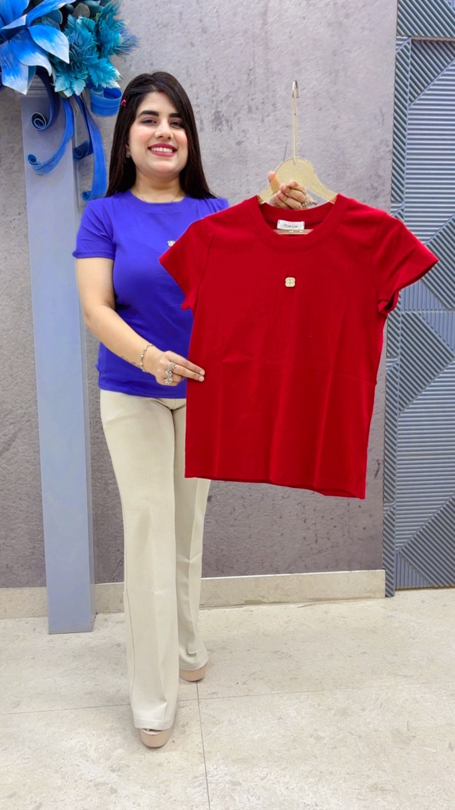 BEAUTIFUL T-SHIRT GGR5068 Girls Glitters