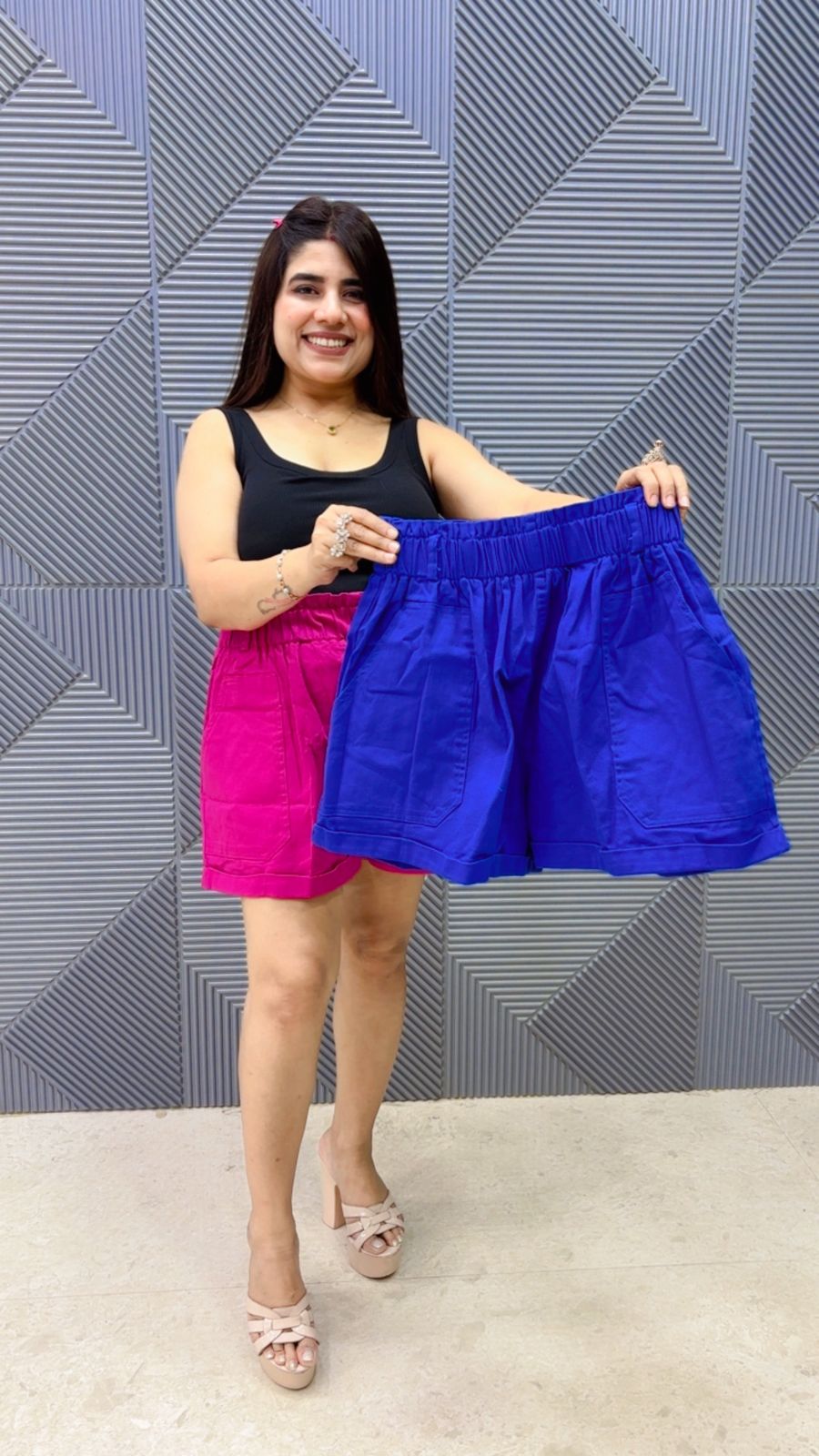 BEAUTIFUL DENIM COTTON SHORTS BOTTOM GGR5074 Girls Glitters