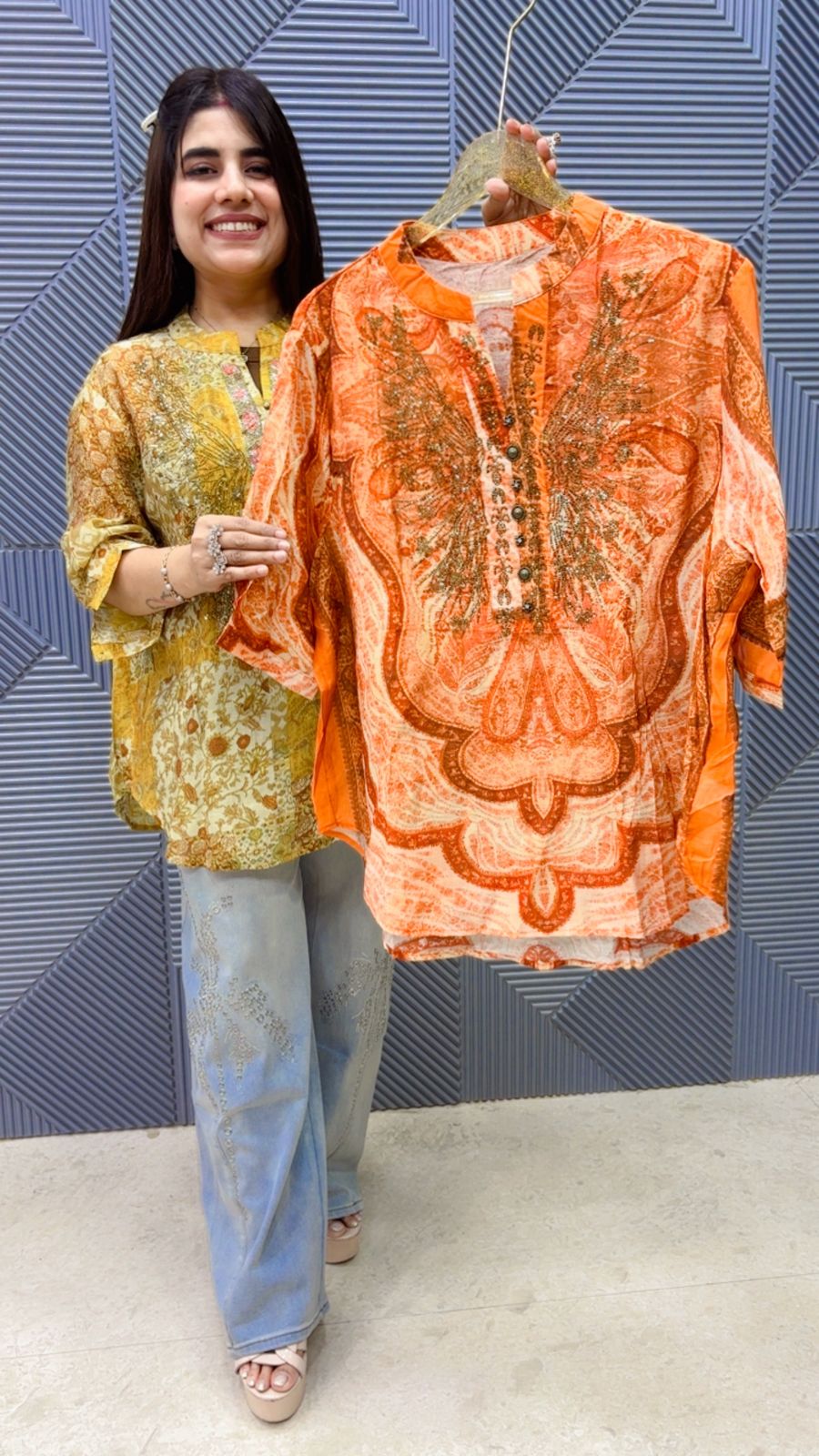 BEAUTIFUL MASLIN PREMIUM TOPS GGR5087 Girls Glitters