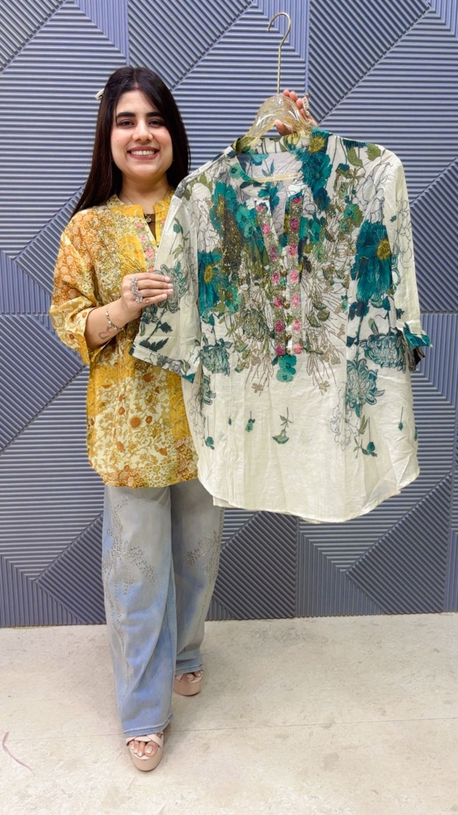 BEAUTIFUL MASLIN PREMIUM TOPS GGR5087 Girls Glitters