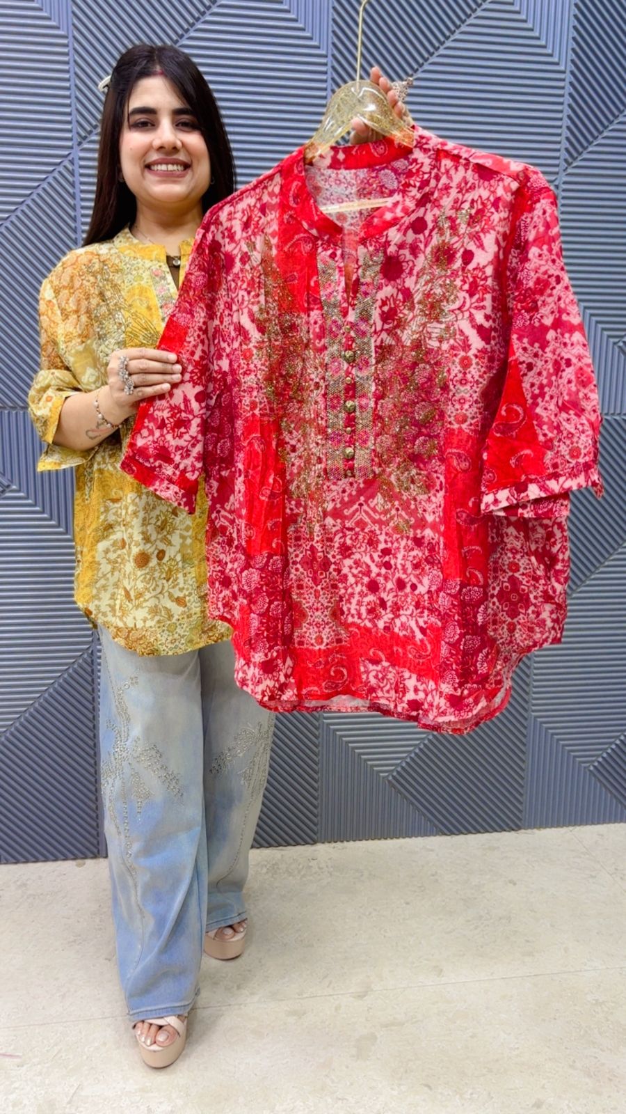 BEAUTIFUL MASLIN PREMIUM TOPS GGR5087 Girls Glitters