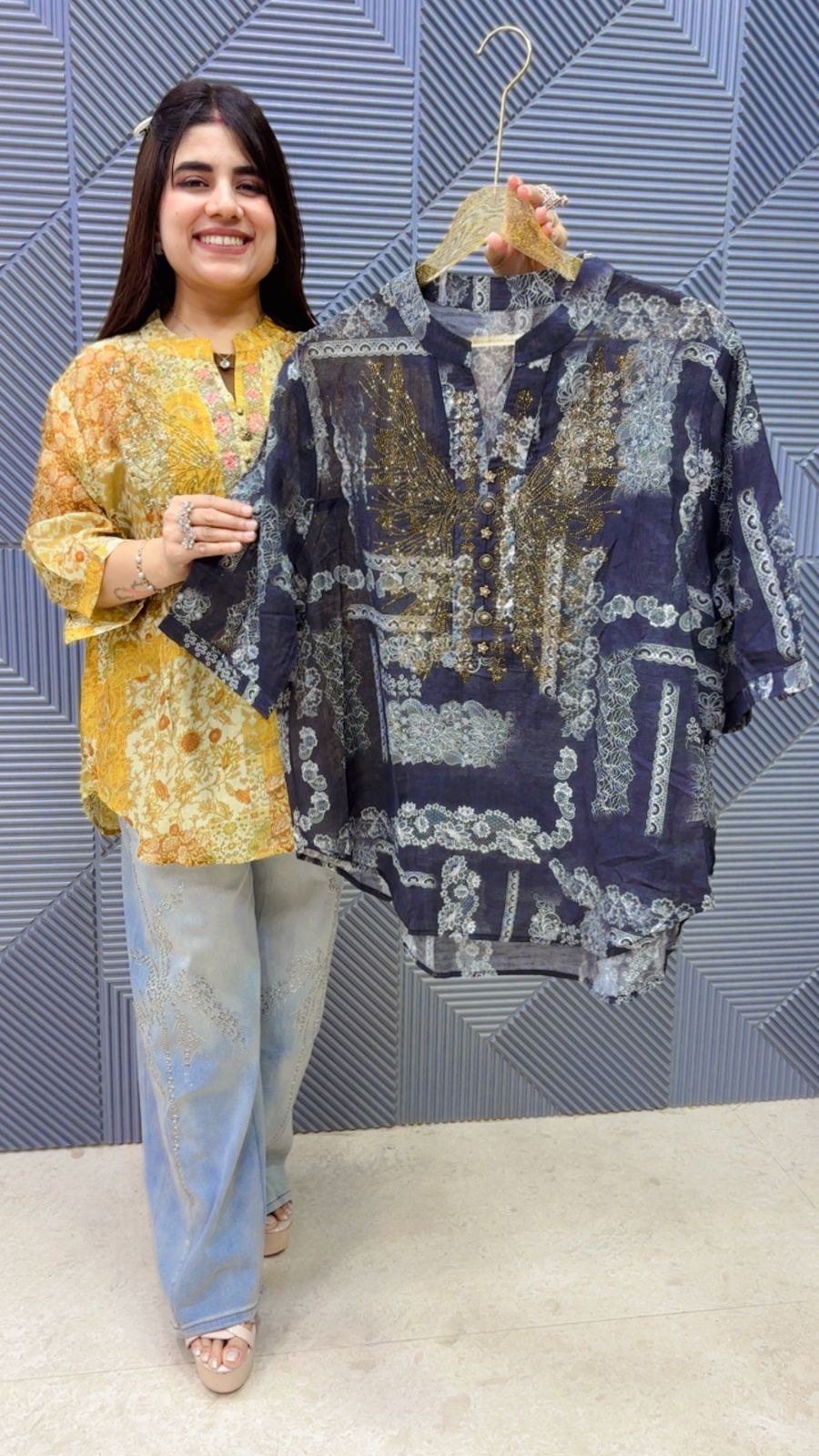 BEAUTIFUL MASLIN PREMIUM TOPS GGR5087 Girls Glitters