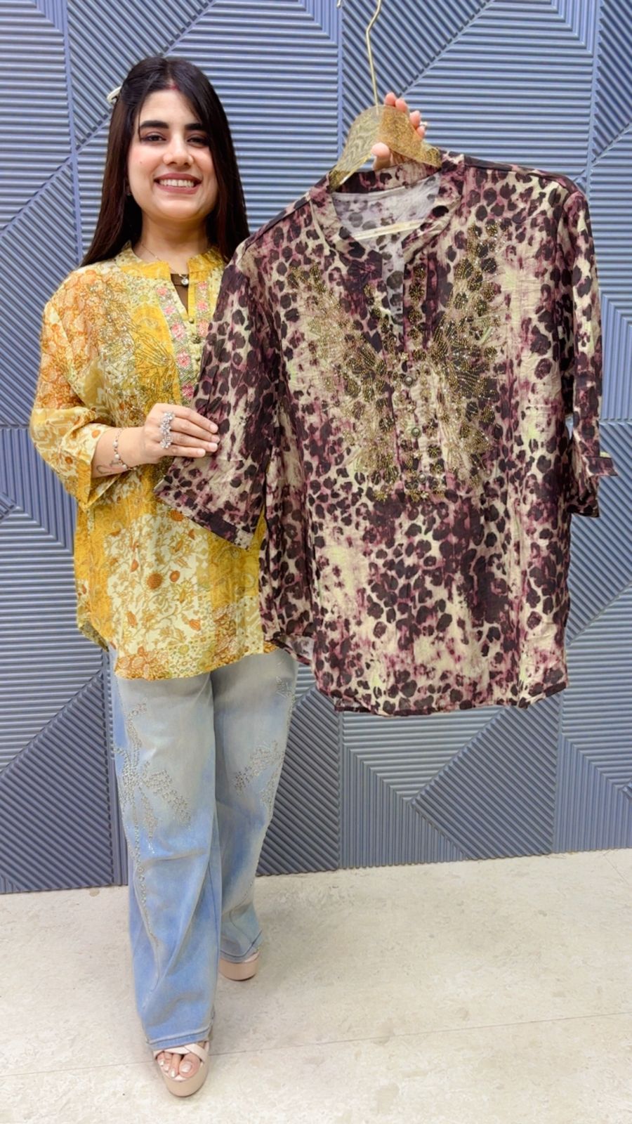 BEAUTIFUL MASLIN PREMIUM TOPS GGR5087 Girls Glitters
