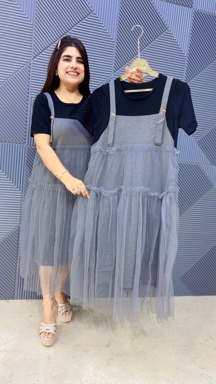BEAUTIFUL 2 PIECE SET DRESS GGR5091 Girls Glitters
