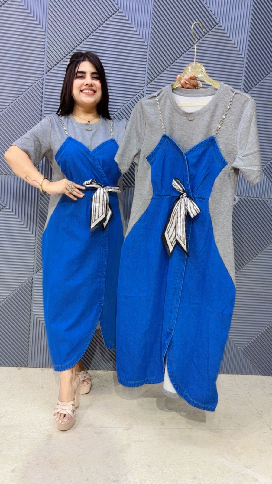 BEAUTIFUL DANGRI STYLE DRESS GGR5105 Girls Glitters