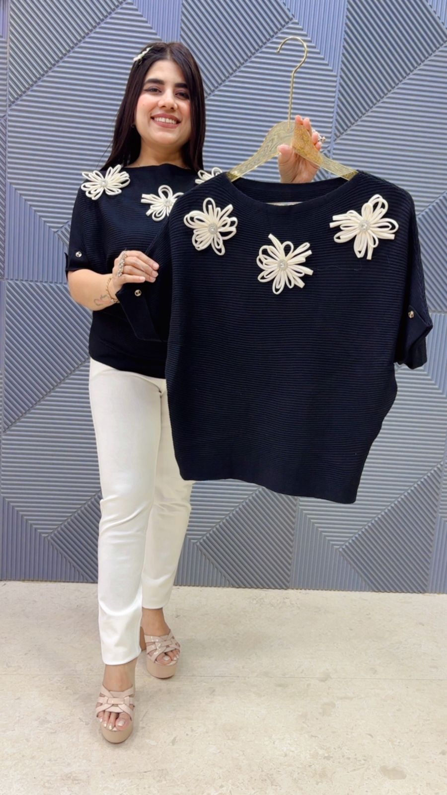 BEAUTIFULL FLOWER TOP GGR5121 Girls Glitters