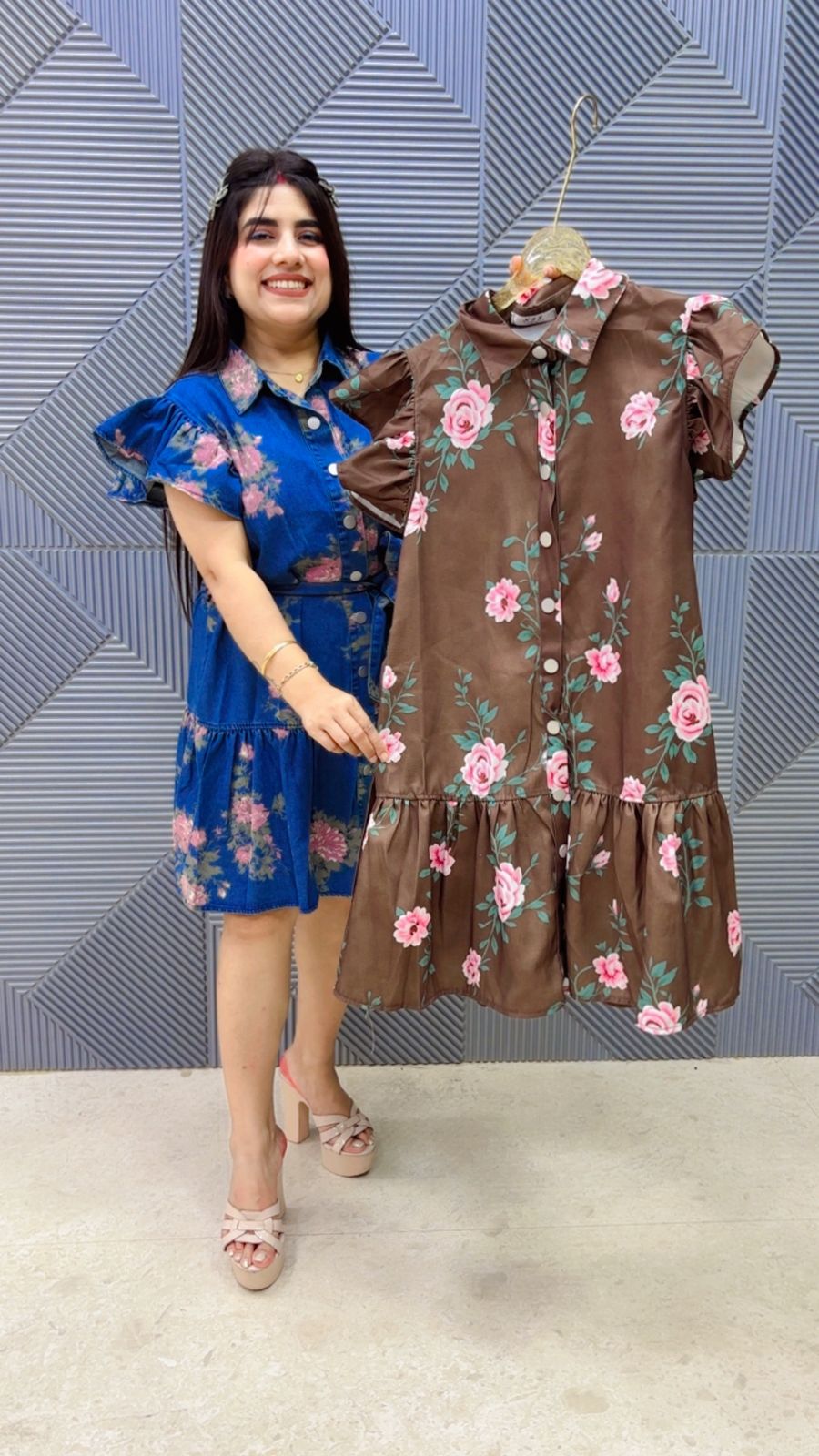 BEAUTIFUL FLOWER DRESS GGR5151 Girls Glitters