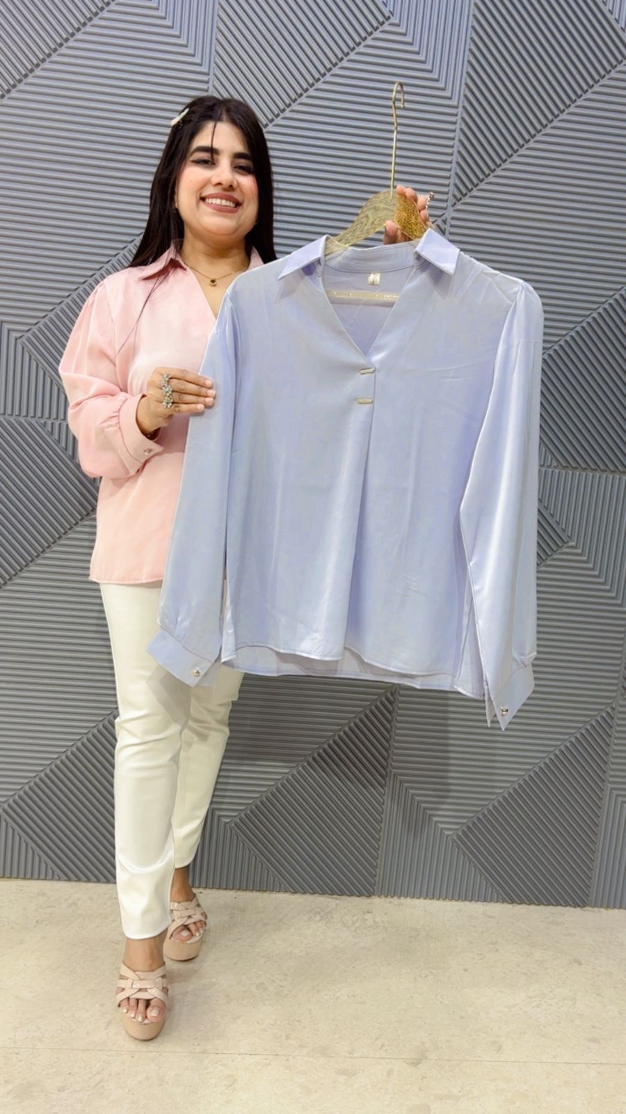 BEAUTIFUL SUMMER SATINE TOP GGR5115 Girls Glitters