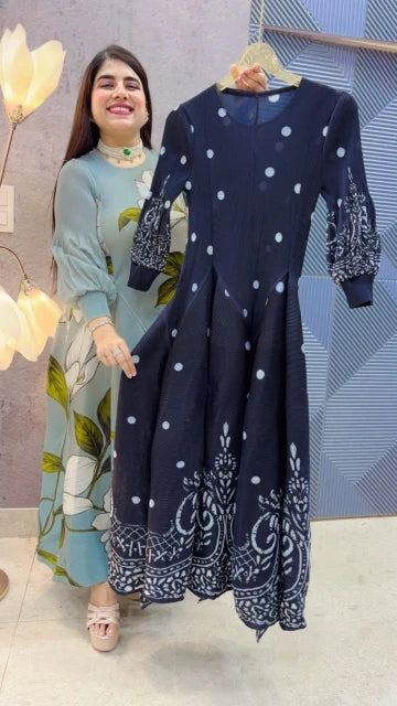 BEAUTIFUL PREMIUM MAGICAL WRINKLE DRESS GGR5343 Girls Glitters