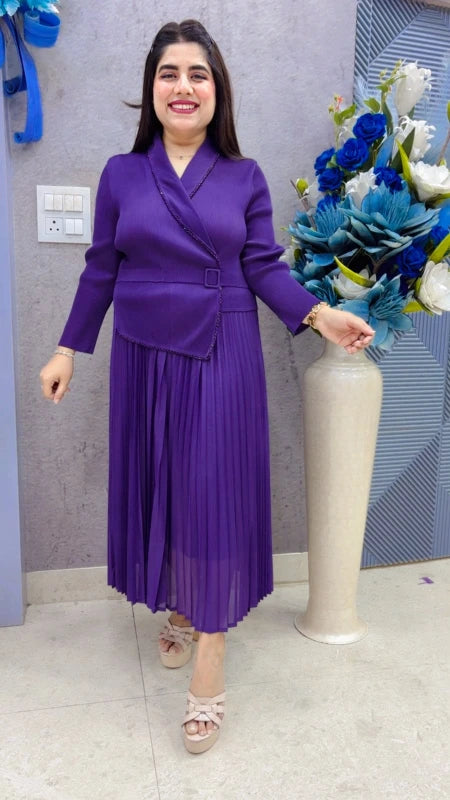 BEAUTIFUL PREMIUM WRINKLE DRESS GGR5375 Girls Glitters