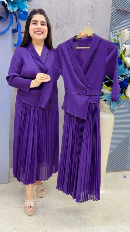 BEAUTIFUL PREMIUM WRINKLE DRESS GGR5375 Girls Glitters