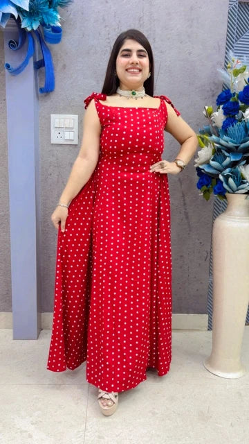 BEAUTIFUL POLKA DRESS GGR5402 Girls Glitters