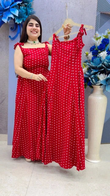 BEAUTIFUL POLKA DRESS GGR5402 Girls Glitters