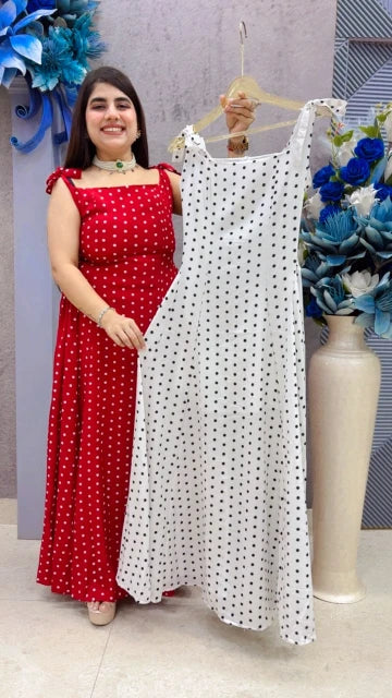 BEAUTIFUL POLKA DRESS GGR5402 Girls Glitters
