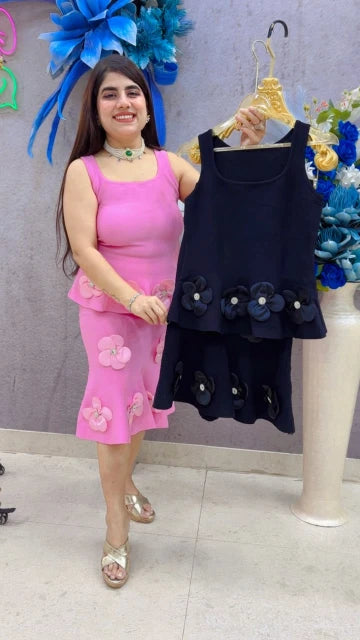 BEAUTIFUL PREMIUM SKIRT WITH TOP GGR5403 Girls Glitters