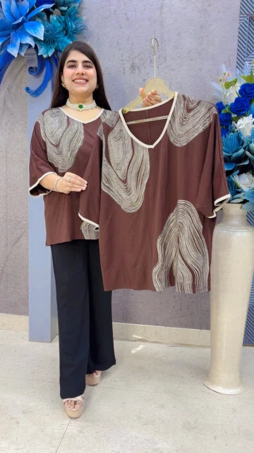 BEAUTIFUL TUNIC TOP GGR5407 Girls Glitters