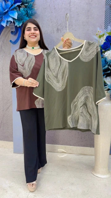 BEAUTIFUL TUNIC TOP GGR5407 Girls Glitters