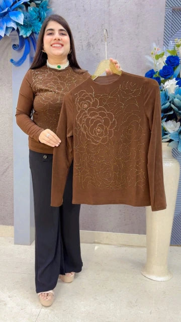 BEAUTIFUL POWER NET SWAROVSKI TOP GGR5410 Girls Glitters