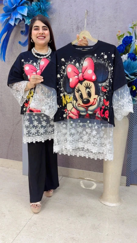BEAUTIFUL MICKEY T-SHIRT GGR5438 Girls Glitters