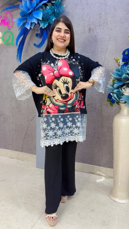 BEAUTIFUL MICKEY T-SHIRT GGR5438 Girls Glitters