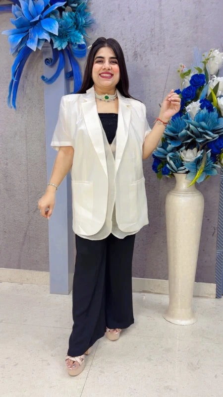 BEAUTIFUL SHORT-SLEEVE BLAZER GGR5450 Girls Glitters