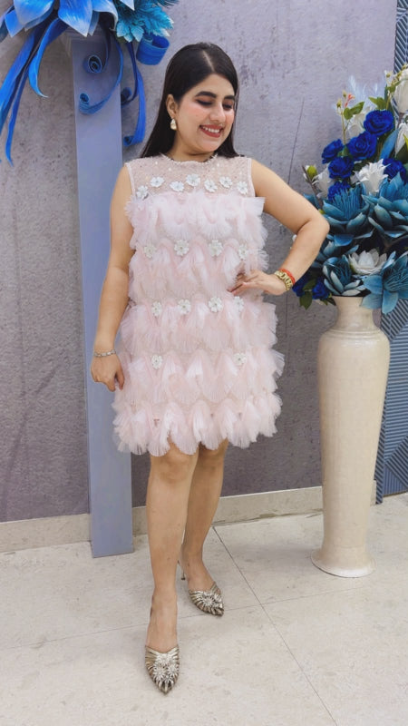 BEAUTIFUL PREMIUM FRILL SHORT DRESS GGR5459 Girls Glitters
