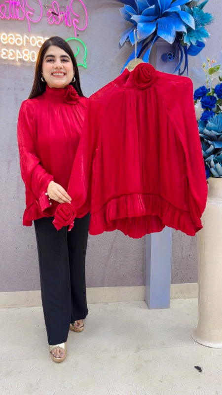 BEAUTIFUL PREMIUM ROSE TOP GGR5465 Girls Glitters
