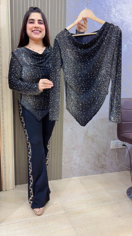BEAUTIFUL PREMIUM GLITTERS TOP GGR5466 Girls Glitters