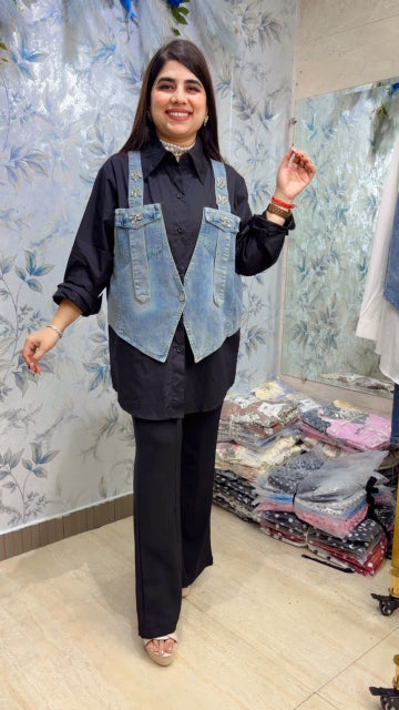 BEAUTIFUL COTTON SHIRT STYLE JACKET GGR5505 Girls Glitters