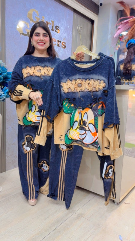 BEAUTIFUL PREMIUM MICKEY CORD SET GGR5510 Girls Glitters