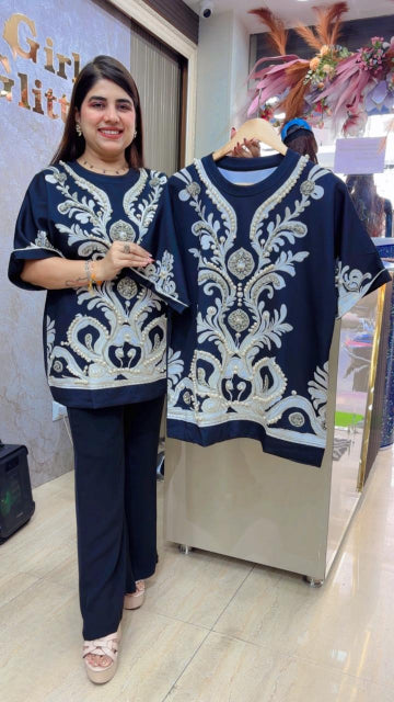 BEAUTIFUL PREMIUM EMBROIDERED TOP GGR5517 Girls Glitters