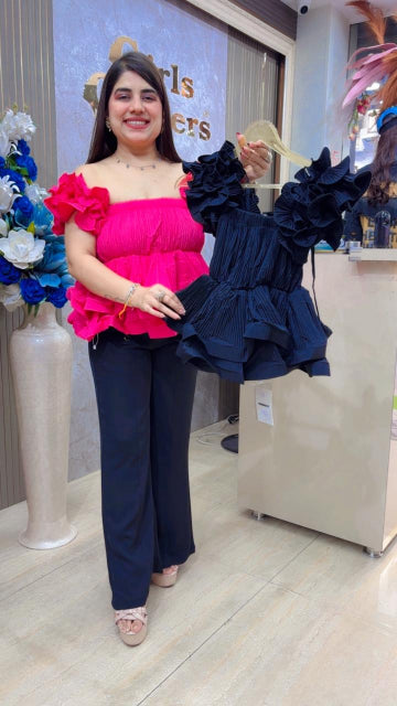 BEAUTIFUL PREMIUM OFFSHOULDER TOP GGR5521 Girls Glitters