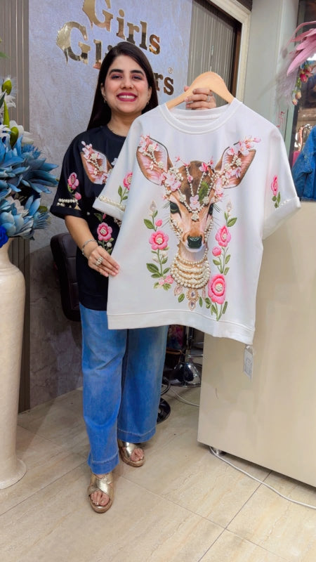 BEAUTIFUL PREMIUM DESIGNER TOP GGR5544 Girls Glitters